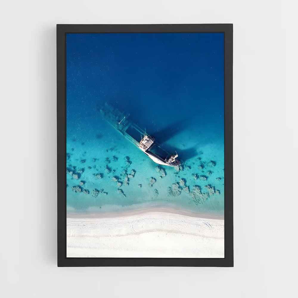 Poster Voyage en Mer Rouge – affiche Plongée sous-marine (vue 2)